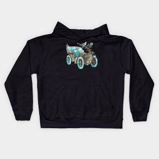 Vintage Car Kids Hoodie